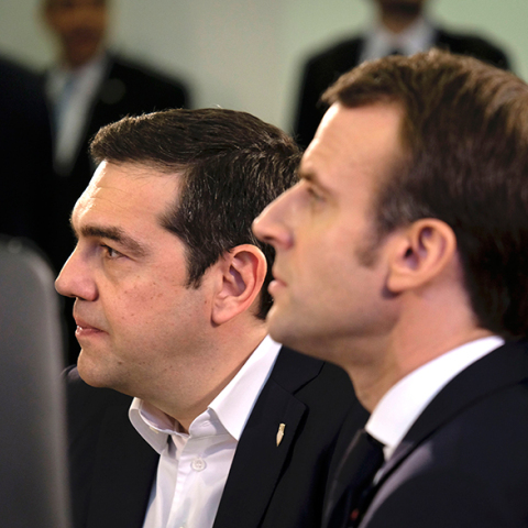 Τσίπρας, Μακρόν