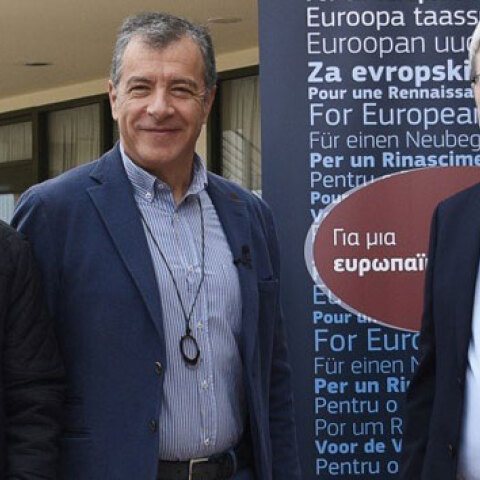 Σταύρος Θεοδωράκης -  Γιώργος Κορκόβελος - Θανάσης Χειμωνάς