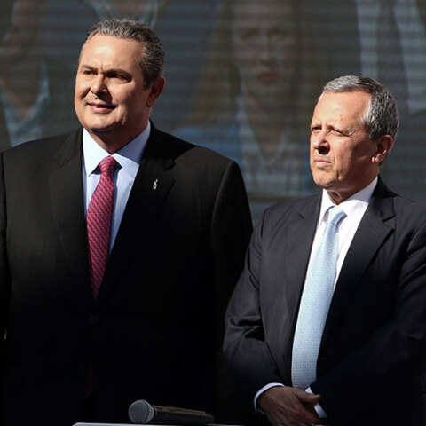 Πάνος Καμμένος και Τάκης Μπαλτάκος