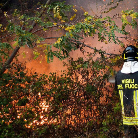 Ιταλία, φωτιά
