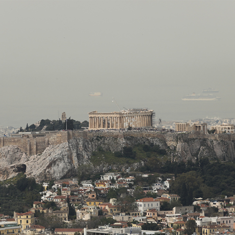 Ακρόπολη, αφρικανική σκόνη