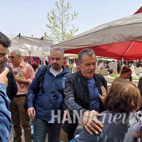 Στα Χανιά ο Σταύρος Θεοδωράκης