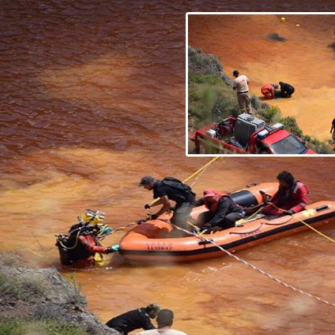 Ανασύρθηκε βαλίτσα με πτώμα στην «Κόκκινη Λίμνη»