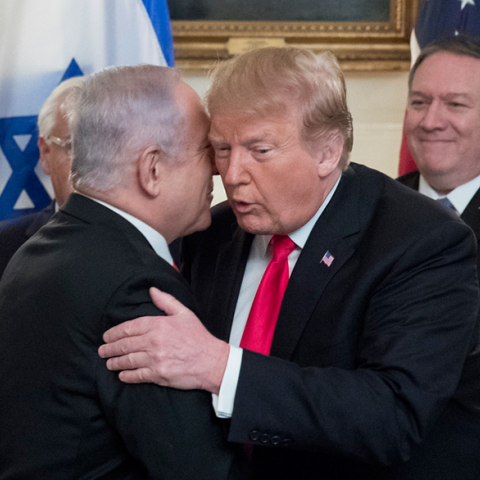 Ντόναλντ Τραμπ και Μπενιαμίν Νετανιάχου
