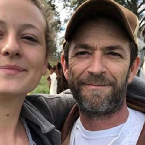 Ο Λουκ Πέρι και η κόρη του Σόφι/