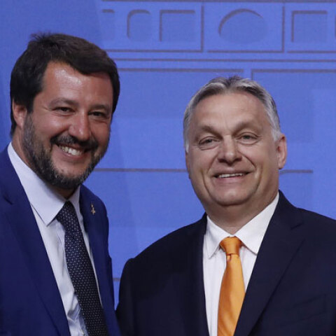 Ματέο Σαλβίνι  - Βίκτορ Όρμπαν 