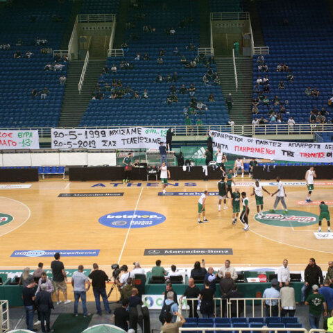 ΠΑΝΑΘΗΝΑΙΚΟΣ - ΟΛΥΜΠΙΑΚΟΣ, ΠΛΕΙ ΟΦ BASKET LEAGUE 2018-2019, ΓΗΠΕΔΟ ΟΑΚΑ