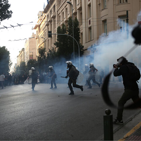 Επεισόδια στο κέντρο της Αθήνας