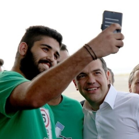 Selfie Τσίπρα στο Ηράκλειο