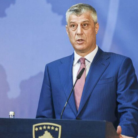 Ο πρόεδρος του Κοσόβου Χασίμ Θάτσι