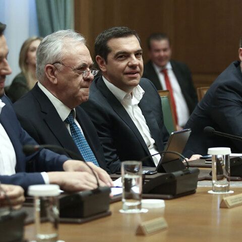 Νίκος Παππάς - Αλέξης Τσίπρας - Γιάννης Δραγασάκης