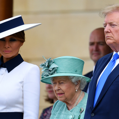 Μελάνια, Ντόναλντ Τραμπ - βασίλισσα Ελισάβετ Β'