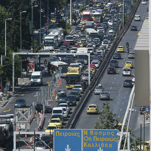 Κυκλοφοριακό χάος στη Συγγρού