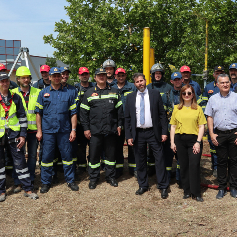 Άσκηση ετοιμότητας από την ΕΔΑ Αττικής και τον 6ο Πυροσβεστικό Σταθμό