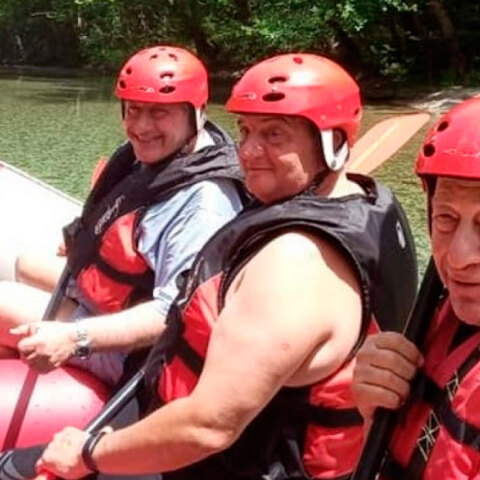 Για ράφτινγκ στον Βοϊδομάτη ποταμό πήγε ο Κώστας Καραμανλής