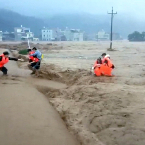 Πλημμύρες στην Κίνα