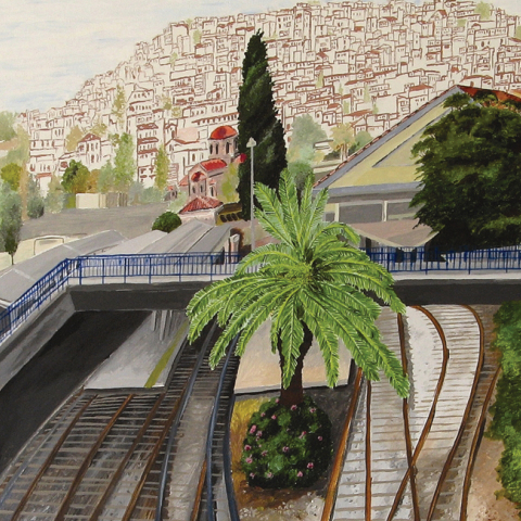 «Κοιτάζοντας την Καστέλα», έργο του Κωνσταντίνου Στεφάνου