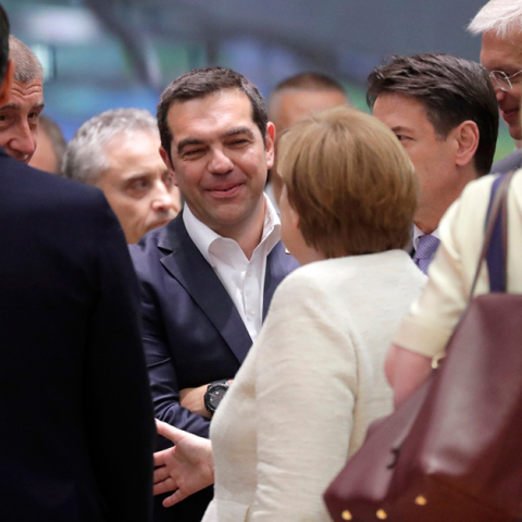 Αλέξης Τσίπρας, Άνγκελα Μέρκελ