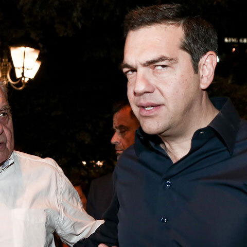 Αλέξης Τσίπρας - Αλέκος Φλαμπουράρης