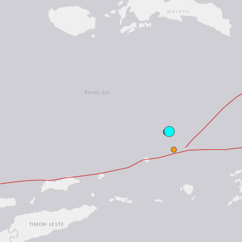 Ισχυρός σεισμός 7,5R ανατολικά της Ινδονησίας, στα νησιά Τανιμπάρ