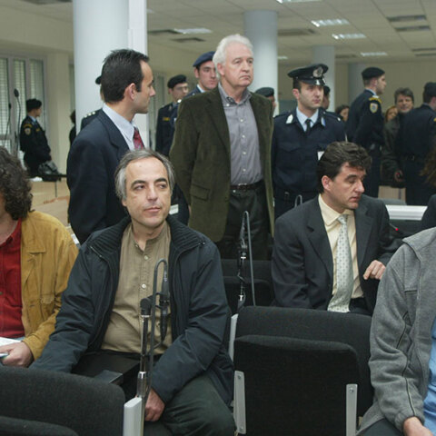 Δίκη της «17Ν» - Σάββας Ξηρός, Δημήτρης Κουφοντίνας, Αλέξανδρος Γιωτόπουλος, Χριστόδουλος Ξηρός