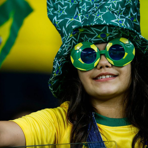 Οπαδός εθνικής Βραζιλίας