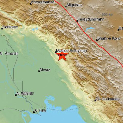 Επίκεντρο του σεισμού στα σύνορα 