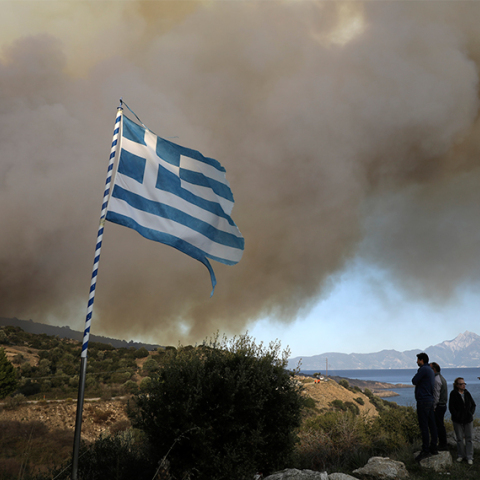 Πυρκαγιά στη Χαλκιδική