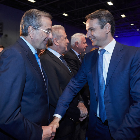 Αντώνης Σαμαράς, Κυριάκος Μητσοτάκης