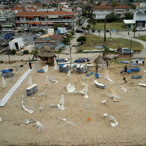 Καταστροφές στη Χαλκιδική