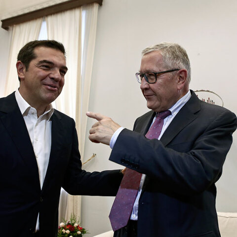 Αλέξης Τσίπρας και Κλάους Ρέγκλινγκ