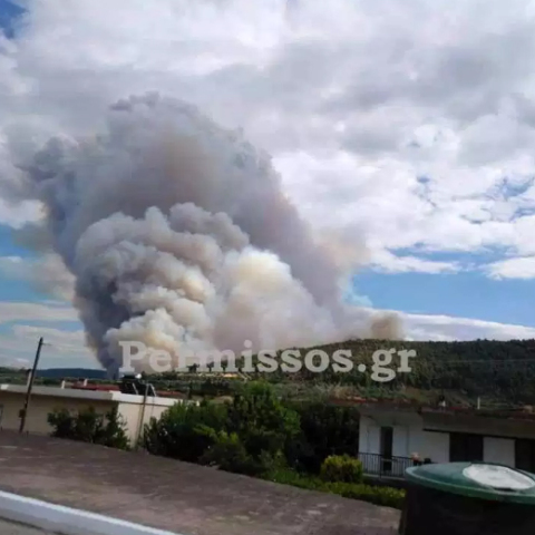 Φωτιά στην Τανάγρα