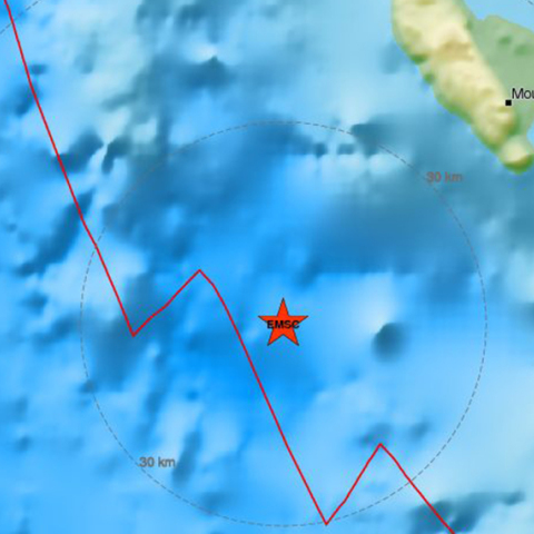 Σεισμός 4,2 Ρίχτερ ανοιχτά της Ζακύνθου