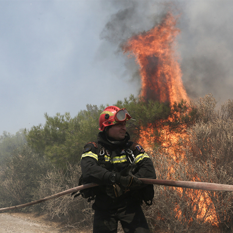 Φωτιά στον Υμηττό