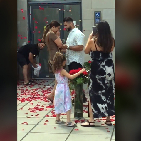 Πρωτότυπη πρόταση γάμου