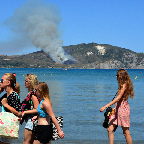 Φωτιά στη Ζάκυνθο