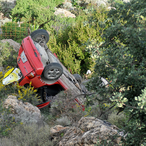 Τροχαία δυστυχήματα στην Κρήτη