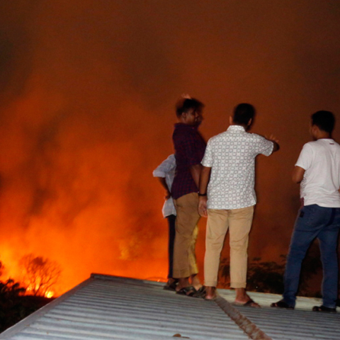 Φωτιά στην Ντάκα