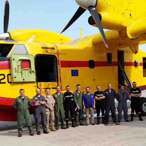 Ισπανοί πιλότοι πυροσβεστικών