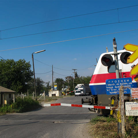 Δυστύχημα σε φυλασσόμενη διάβαση στα Διαβατά