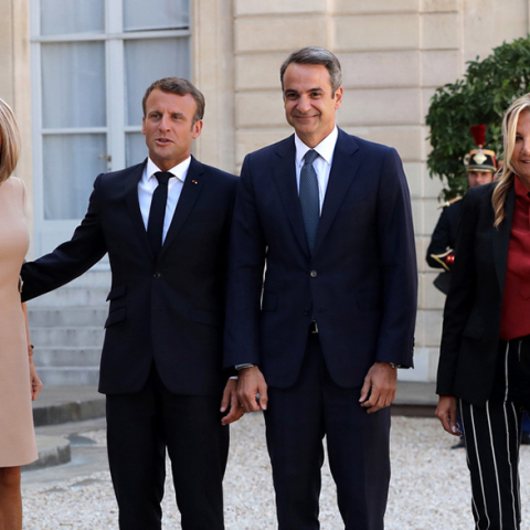 Ο Κυριάκος Μητσοτάκης στο Παρίσι