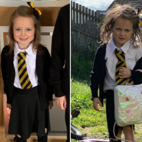 Η Λούσι πριν και μετά το σχολείο 