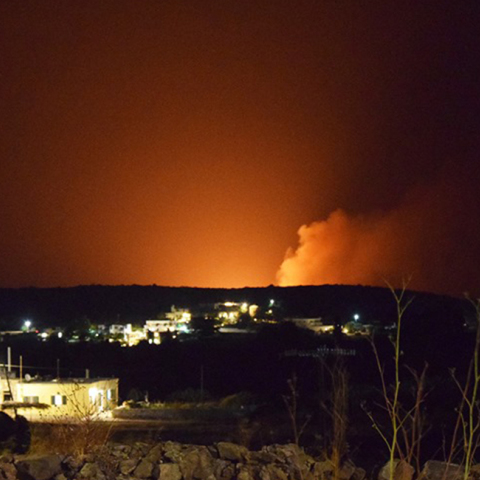 Φωτιά στα Κύθηρα