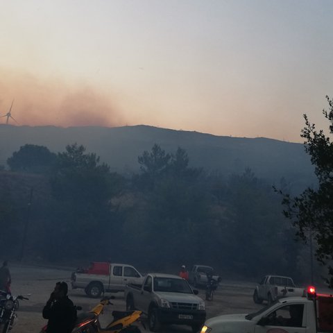 Φωτιά στη Σάμο