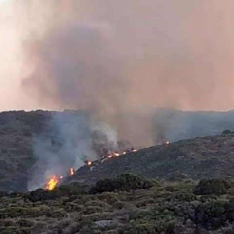 Φωτιά στα Κύθηρα