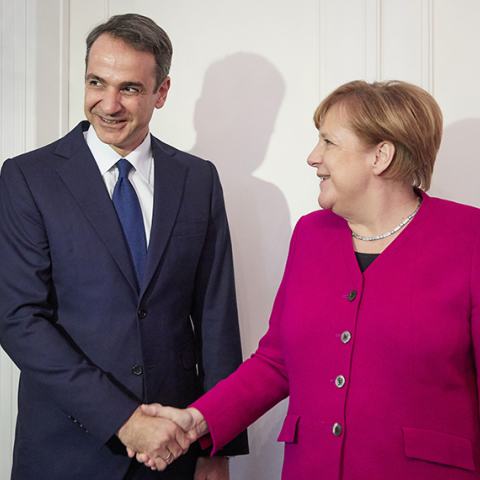 Κυριάκος Μητσοτάκης - Άνγκελα Μέρκελ