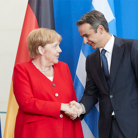 Άνγκελα Μέρκελ-Κυριάκος Μητσοτάκης