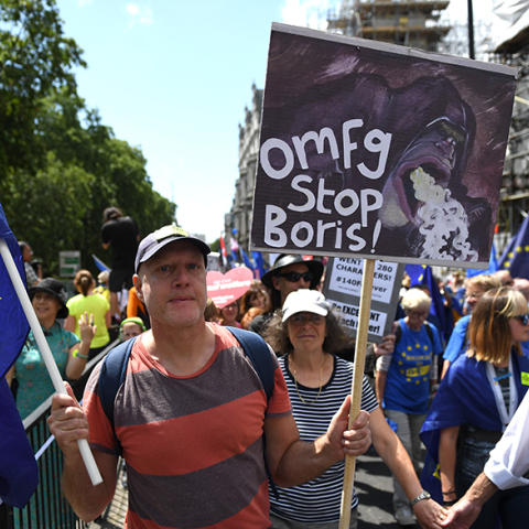 Διαδηλώσεις κατά του Μπόρις Τζόνσον