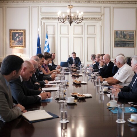 ΣΥΝΑΝΤΗΣΗ ΜΗΤΣΟΤΑΚΗ ΜΕ ΕΚΠΡΟΣΩΠΟΥΣ ΤΩΝ ΚΟΙΝΩΝΙΚΩΝ ΕΤΑΙΡΩΝ ΕΝΟΨΕΙ ΔΕΘ