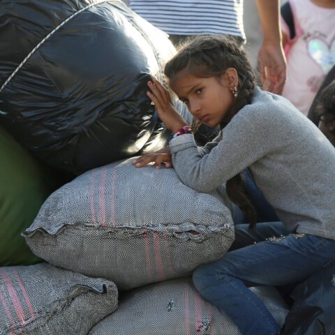 Άφιξη των πρώτων προσφύγων στη Θεσσαλονίκη από τη Λέσβο 